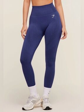 Gymshark Seamless 2.0 High-Waist Blue Leggings